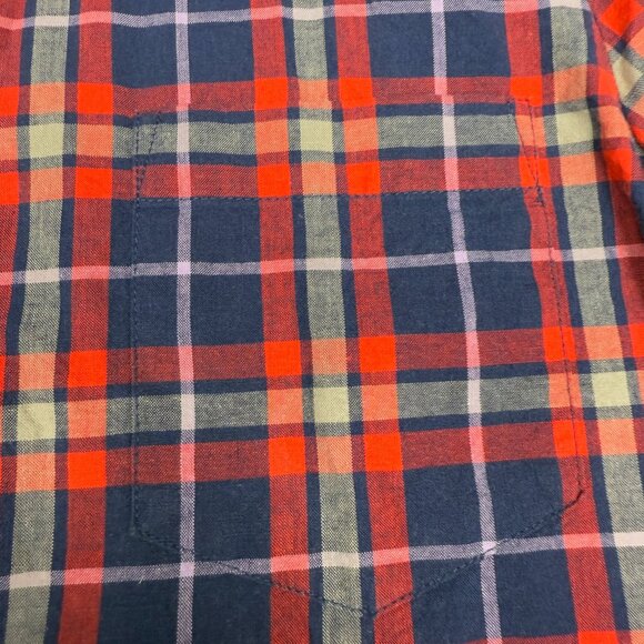 Women's J. CREW Lightweight Homespun Plaid Shirt in Boy Fit- Size M EUC - Picture 5 of 7